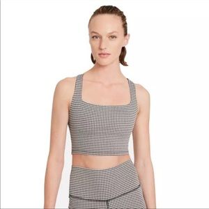 Nike dri fit gingham top